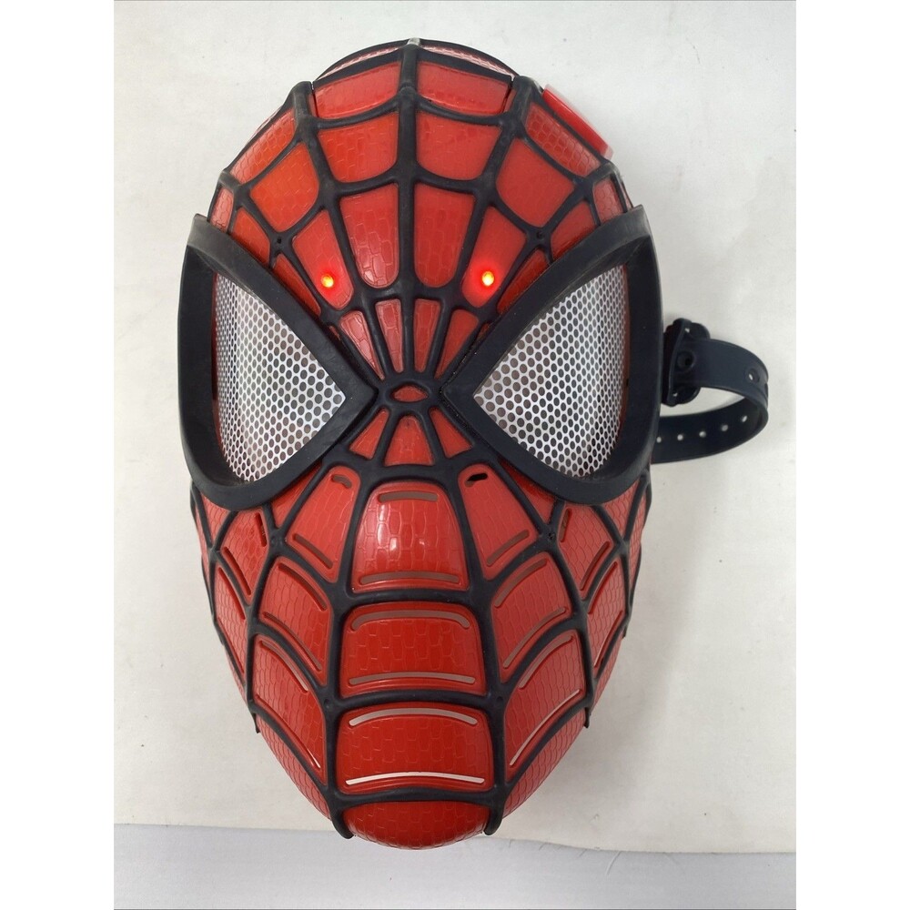 Spiderman Hasbro Marvel 2014 Lights Halloween Mask Cosplay Tests And Working